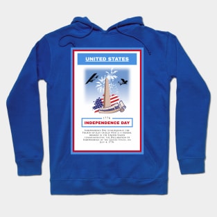 Independence Day - United States - For 4th of july - Print Design Poster - 17062011 Hoodie